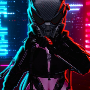 【15アバター対応】Cyber Full-Face Helmet -Helleborus- ヘレボルス #HLB_Helleborus 缩略图 8