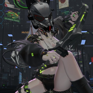 【15アバター対応】Cyber Full-Face Helmet -Helleborus- ヘレボルス #HLB_Helleborus 缩略图 24