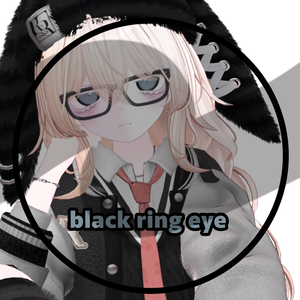 black ring eye