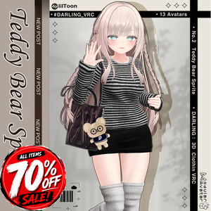 🚨 【 70% SALE 】🚨✨Teddy Bear Sprite✨[14 Avatars]