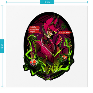 ハズビンホテル　プレイビル　ステッカー付き ハズビンホテル プレイビル PLAYBILL ステッカー（Hazbin Hotel