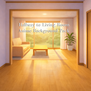 Anime Room Background Pack (8 Variations) | 4K VTuber / Streaming / Game Background