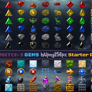 Match3 GEMS hAIpng256p...