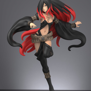 Gravity rush raven 3d print 