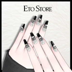 【MA対応】lace ribbon nail