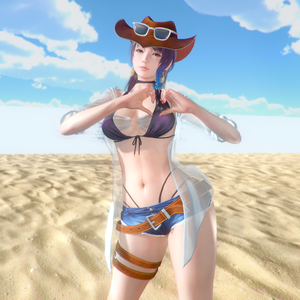 [HS1] Shandy/シャンディ & 2nd Swimsuit contest outfit (DOAXVV)