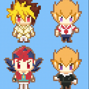 遊戯王ZEXAL】二次創作動画用立ち絵 - Nacht7810 - BOOTH