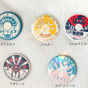 クトゥルフ神話×レトロ◆缶バッジ