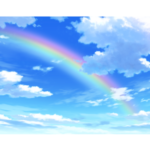空　虹　素材