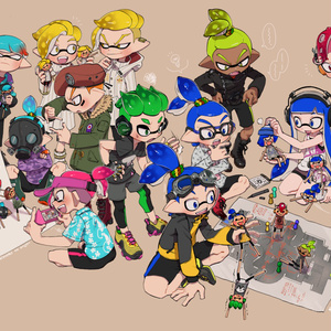 スプラトゥーン イカタコ Ao アオ 141 150 Yamanekoのマンガ Pixiv