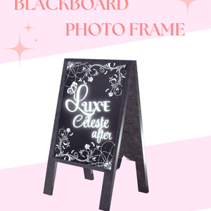 BLACKBOARD & PHOTO FRAME SET