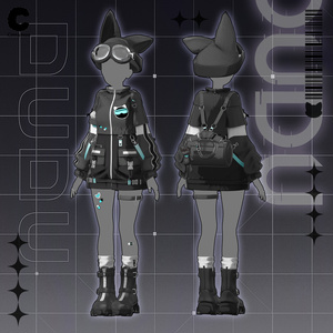 [9アバター対応]🖤🩶DUDU🩶🖤 缩略图 2
