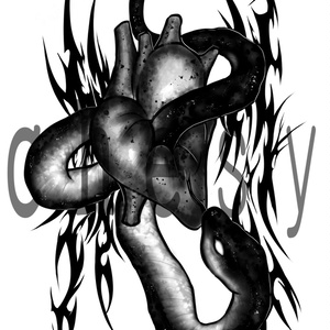 [VRChat] Tattoo 龍頭蛇尾(Dragon head tattoo)