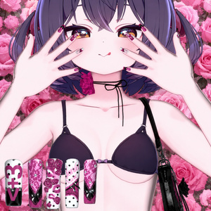 [VRChat] +9アバター対応+ Scarlet Desire Set (Nail, Necklace, Bag) 缩略图 11
