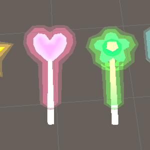  Glow Wands for VRChat [Animal Crossing: New Leaf] / VRChat用グローワンド [とびだせ どうぶつの森] (Unity / VRChat Assumption)