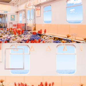 [방송 배경 화면 配信部屋] Bloomy Subway