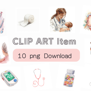 やさしいメディカル水彩素材集 - Gentle Medical Watercolor Collection