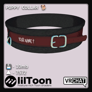 桔梗、マヌカ、萌え、竜胩、セレスティア、シンラ用の子犬/犬の首輪 | Puppy/Doggy Collar for Kikyo, Manuka, Moe, Rindo, Selestia, Shinra