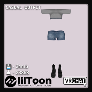 マヌカとモエの3Dカジュアルコーデ：クロップT、ショーツ＆ブーツ | Manuka and Moe's 3D Casual Outfit: Cropped Tee, Shorts & Boots