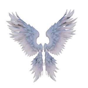 【VRChat想定】動く羽「天使の翼」 缩略图 3