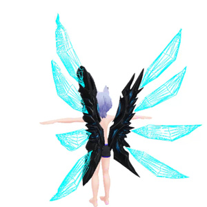 【VRChat想定】動く羽「サイバー義翼」 缩略图 4