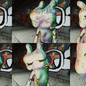 オリジナル3Dモデル「暗黒ねこ」 缩略图 6