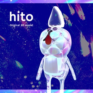 オリジナル3Dモデル「hito」 缩略图 2