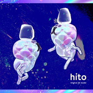 オリジナル3Dモデル「hito」 缩略图 5