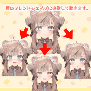【7アバター対応】眉ピアス_女性アバター向け【MA対応】 缩略图 2