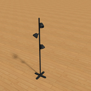 【3D素材】スタンド照明｜FBX/OBJ/DXF｜商用利用可
