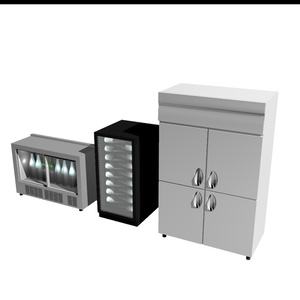 【3D素材】厨房器具セット1｜FBX/OBJ/DXF｜商用利用可