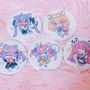 けものフレンズ サーバルちゃん お尻合わせ缶バッジ - ペコットモール