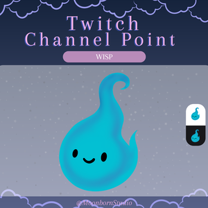 Twitch Channel Point & Emote | Will-o'-the-wisp