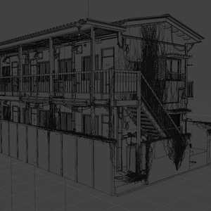3Dモデル「アパート」 缩略图 9