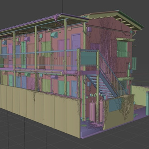 3Dモデル「アパート」 缩略图 10