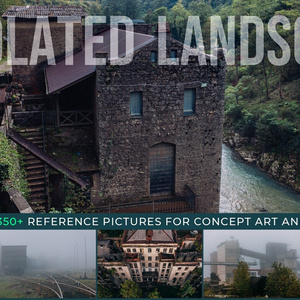 350+ Desolated Landscape/350枚以上の古い建物リファレンス写真