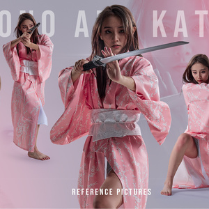 着物＆刀 ― キャラクターアーティストのための1500ポーズ/Kimono & Katana – 1500+ Poses for Character Artists P.2