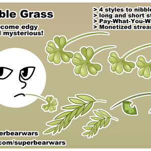 [VTuber Assets] Nibble Grass (Free)