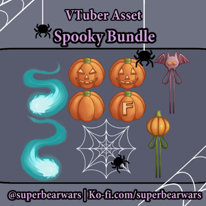 [VTuber Assets] Spooky Halloween Bundle