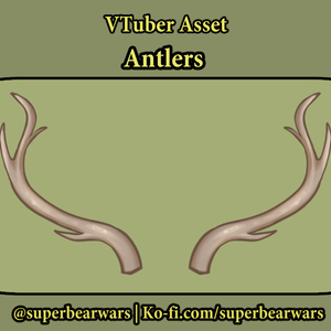 [VTuber Assets] Deer Antlers