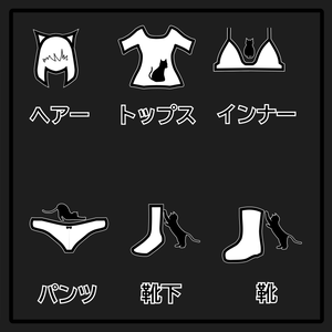 VRchatExPanshonMenu用「ねこがいるアイコン」