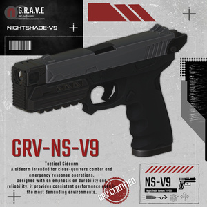 【3Dモデル】GRVｰNSｰV9-NightShade V9-