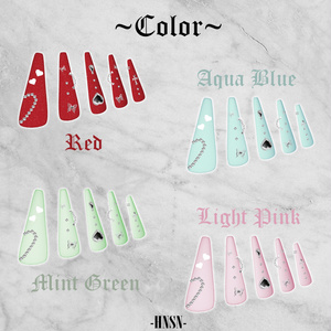 【VRChat向け3Dネイル】Gothic-Nails 【8Avatar対応】 缩略图 3