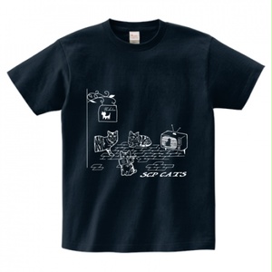SCP-CATS ネイビー Tシャツ 【収デン3】【収デン４】