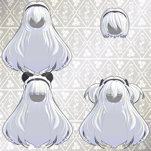 VRC想定ヘアセット 「Custom Hair」　Ver.2.0.1