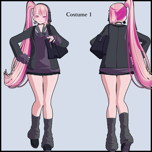 【SBOシリーズ】ひびき(Hibiki) Ver.1.1.0【VRC想定オリジナル3Dモデル】 缩略图 3