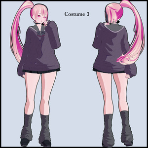 【SBOシリーズ】ひびき(Hibiki) Ver.1.1.0【VRC想定オリジナル3Dモデル】 缩略图 5