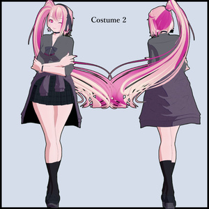 【SBOシリーズ】ひびき(Hibiki) Ver.1.1.0【VRC想定オリジナル3Dモデル】 缩略图 4