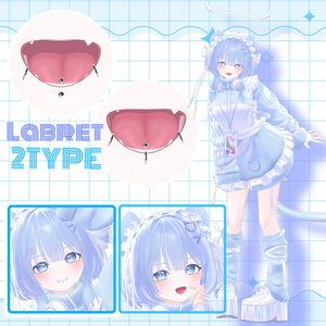 【ぷまちゃん専用】 face pierce set / リップシンク対応 缩略图 2