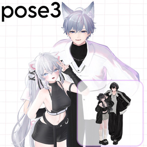 【APL対応】୨୧pair pose set୨୧ 15ポーズ 缩略图 4